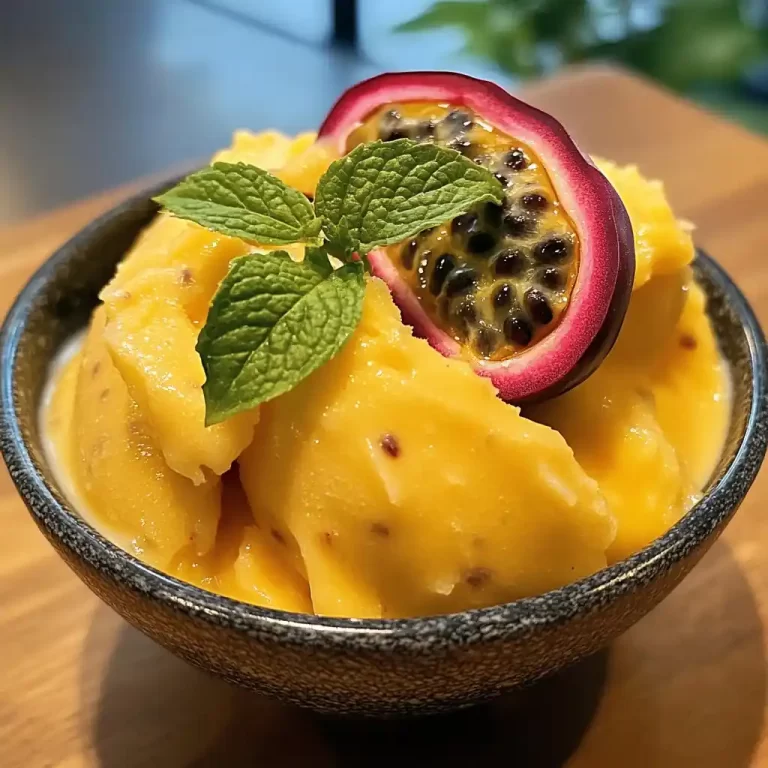 Passion Fruit Sorbet Recipe