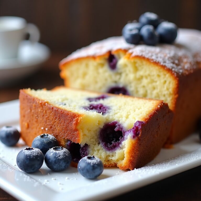 Irresistible Blueberry Pound Cake Recipe