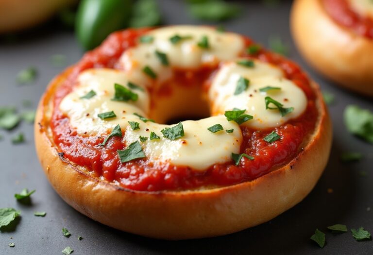 Delicious Pizza Bagels