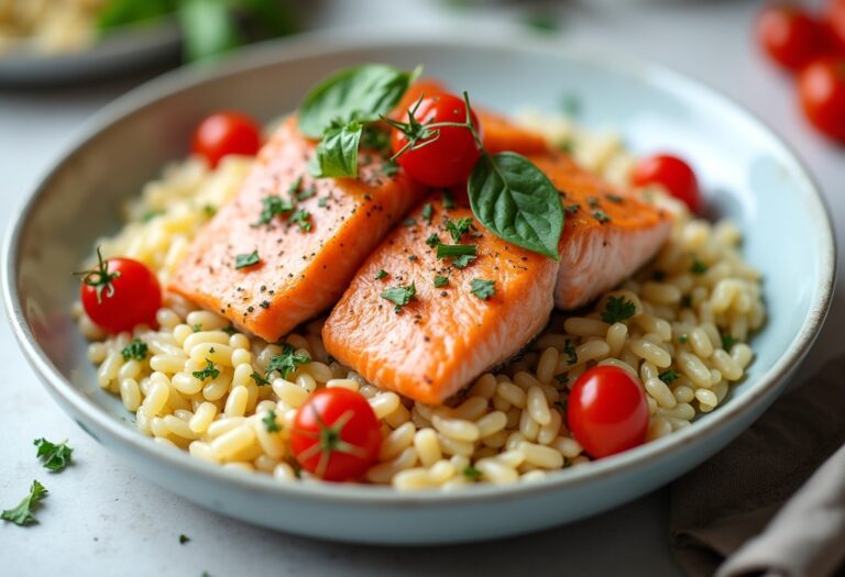 Delectable Salmon and Orzo Recipe